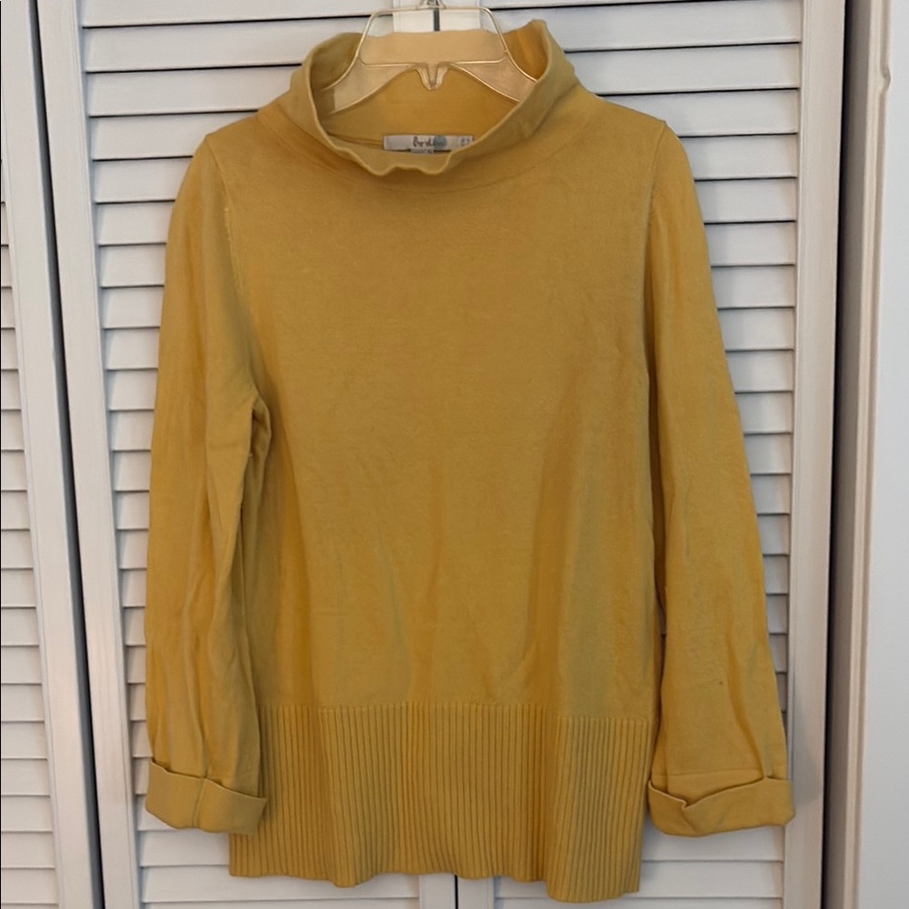 Boden Cozy Yellow Sweater